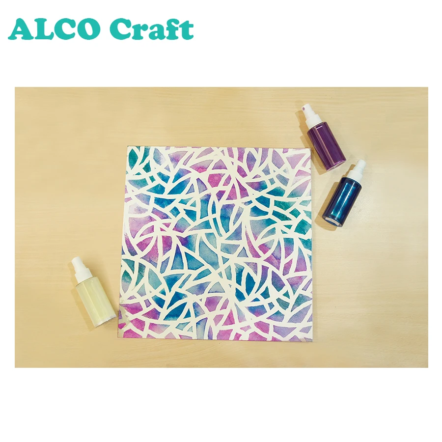 8x8 inch custom stencil template for craft