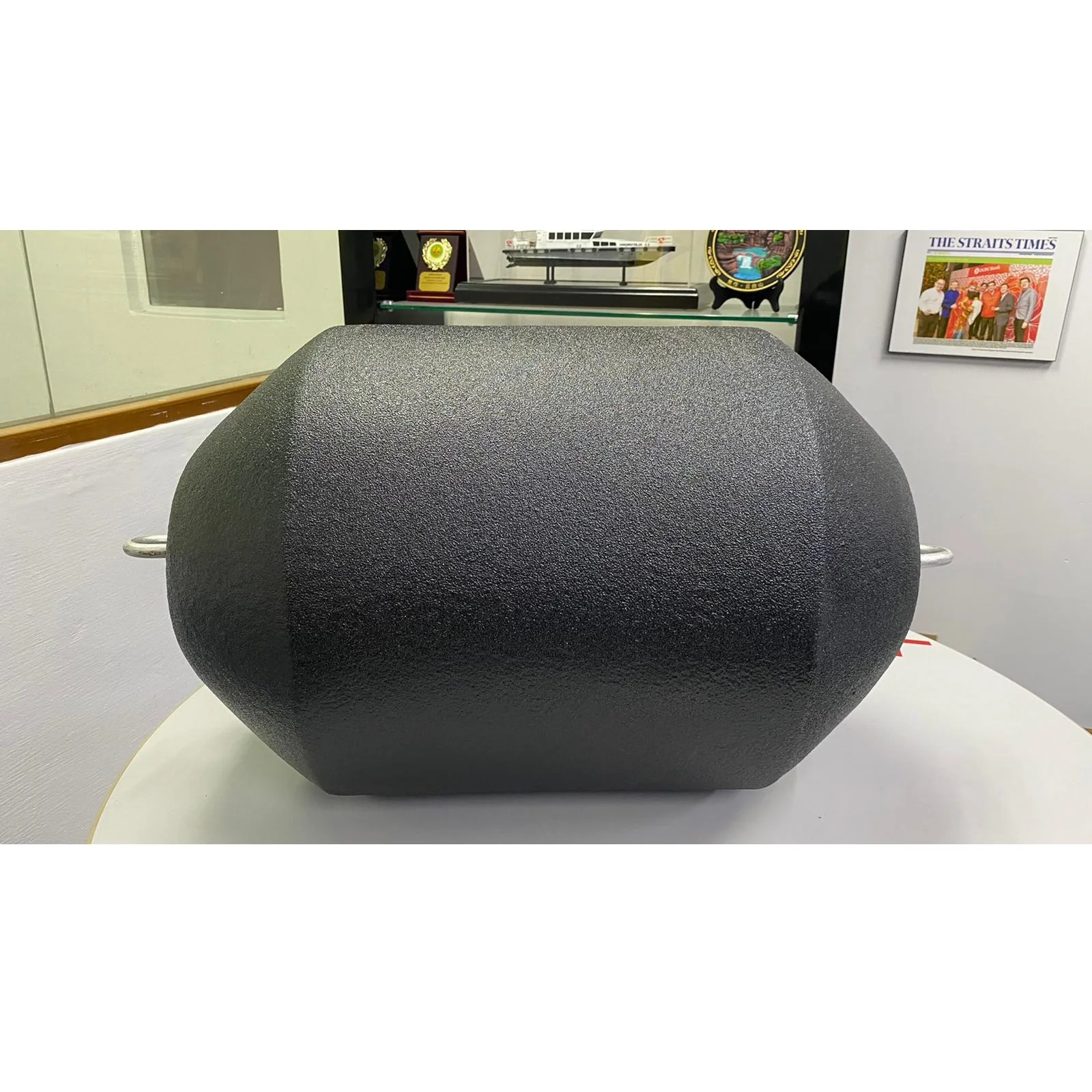 High Resistance Marine Boat Accessories Ship Protection Flexible Rubber Floating Foam Filled Fender in Round Shape