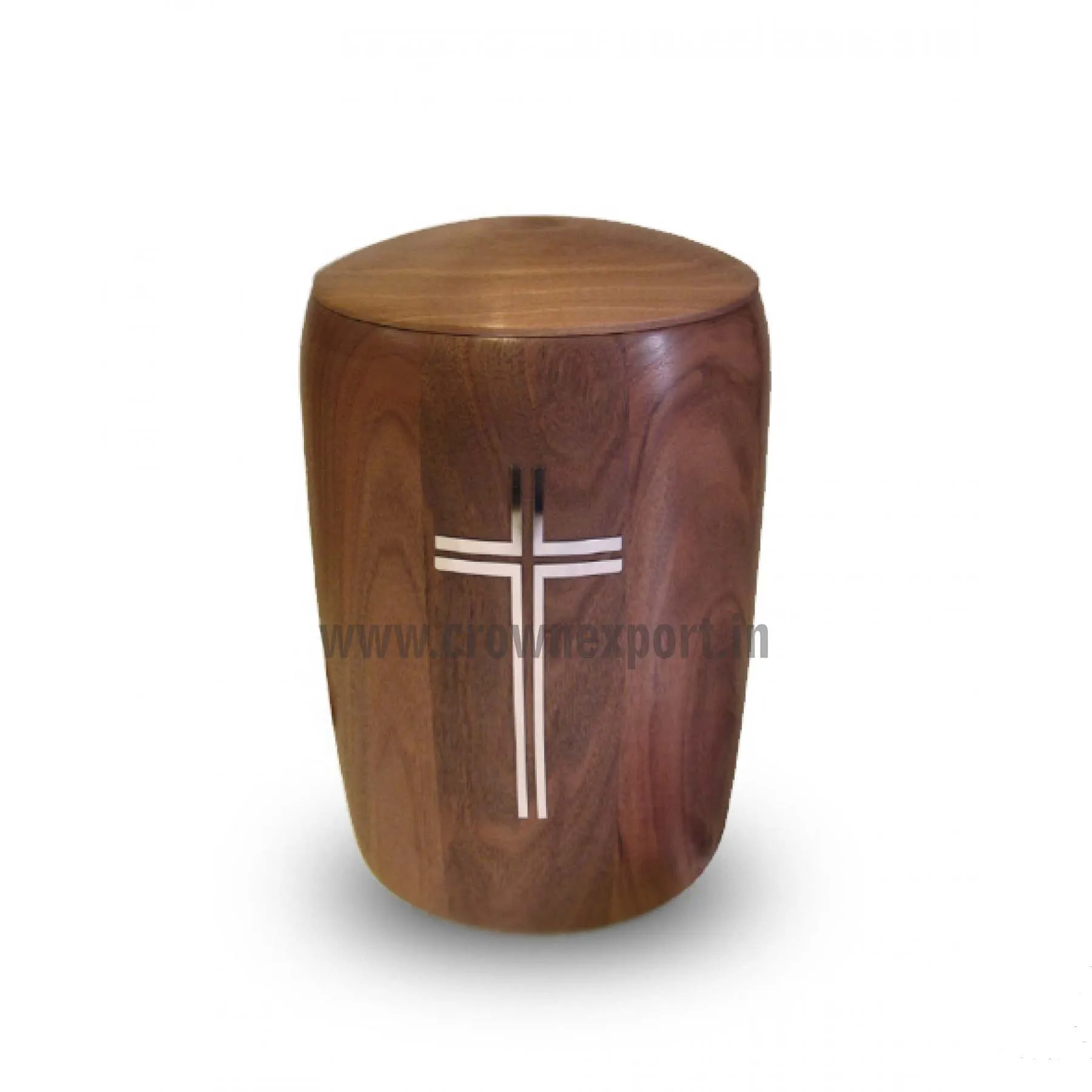 Wooden Adult Human Funeral Supplies Cremation Urns Classic Design Wooden Handcrafted Natural Finished From Top Listed Supplier