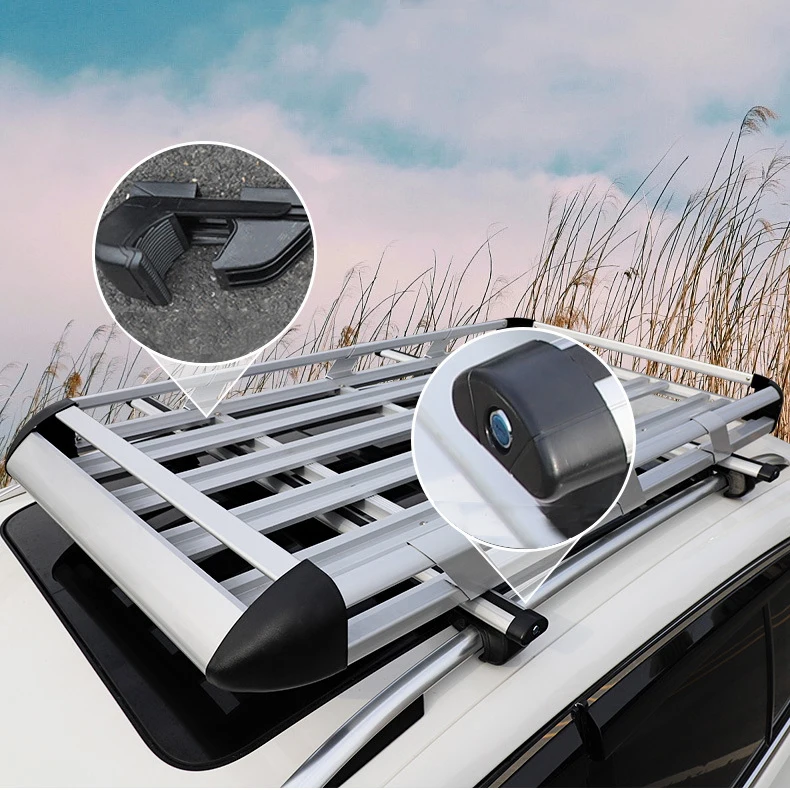  Заводская поставка персонализированный пользовательский логотип плоский алюминиевый верх использованный со скидкой багажники на крышу автомобиля