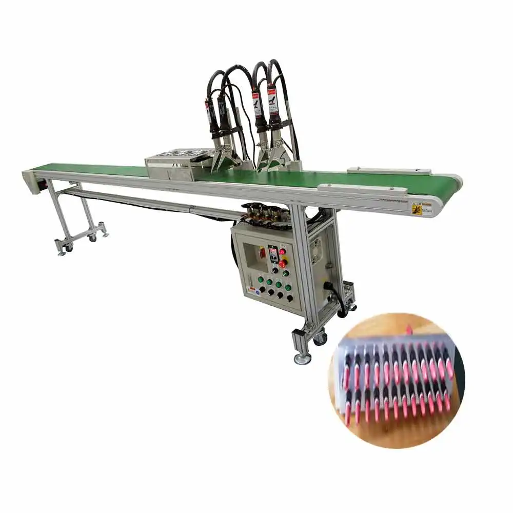 
mesh belt conveyor fiberglass conveyor cosmetics makeup products 