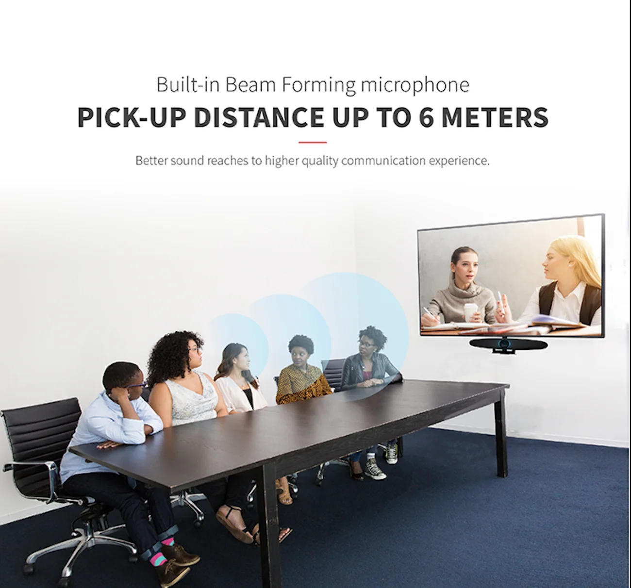 
Professional Products Video Camera with Auto Tracking and All-in-one Video Conference Camera with Microphone 