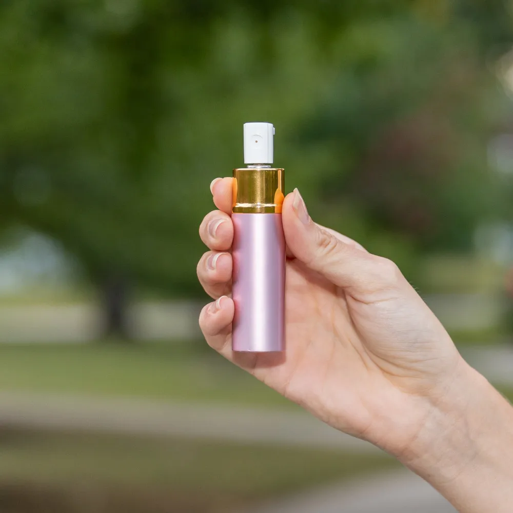 
SABRE Lipstick Pepper Spray 12 Bursts, 10-Foot (3 Meter) Range UV Marking Dye, The Most Discreet Pepper Spray Design 