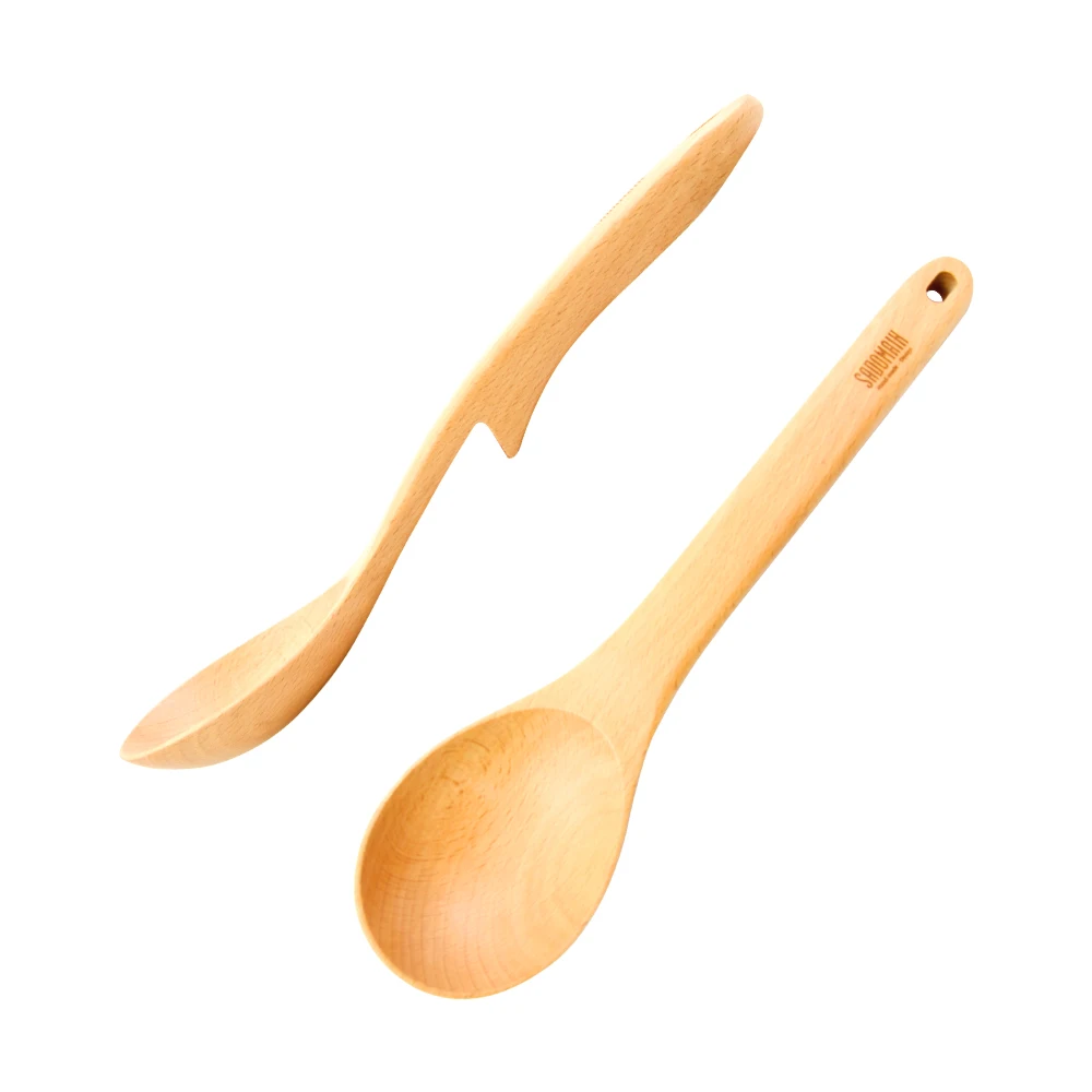Wooden table ware Handmade Beech Wood spatula non-stick pan special non-stick table wooden spatula soup ladle