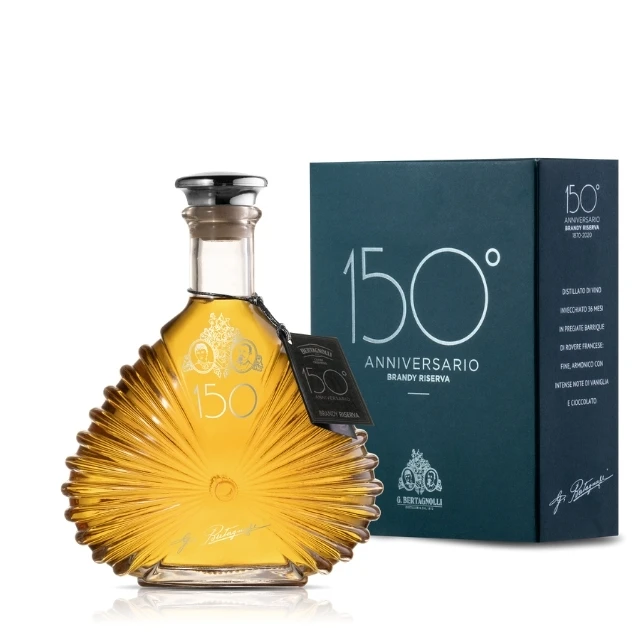Top Quality Vintage Italian Brandy 150 Anniversario 700ml Gift Glass Bottle
