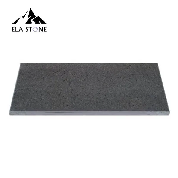 Лавовый камень-натуральный черный базальтовый пол лавовый камень-горячий камень кулинарный стейк