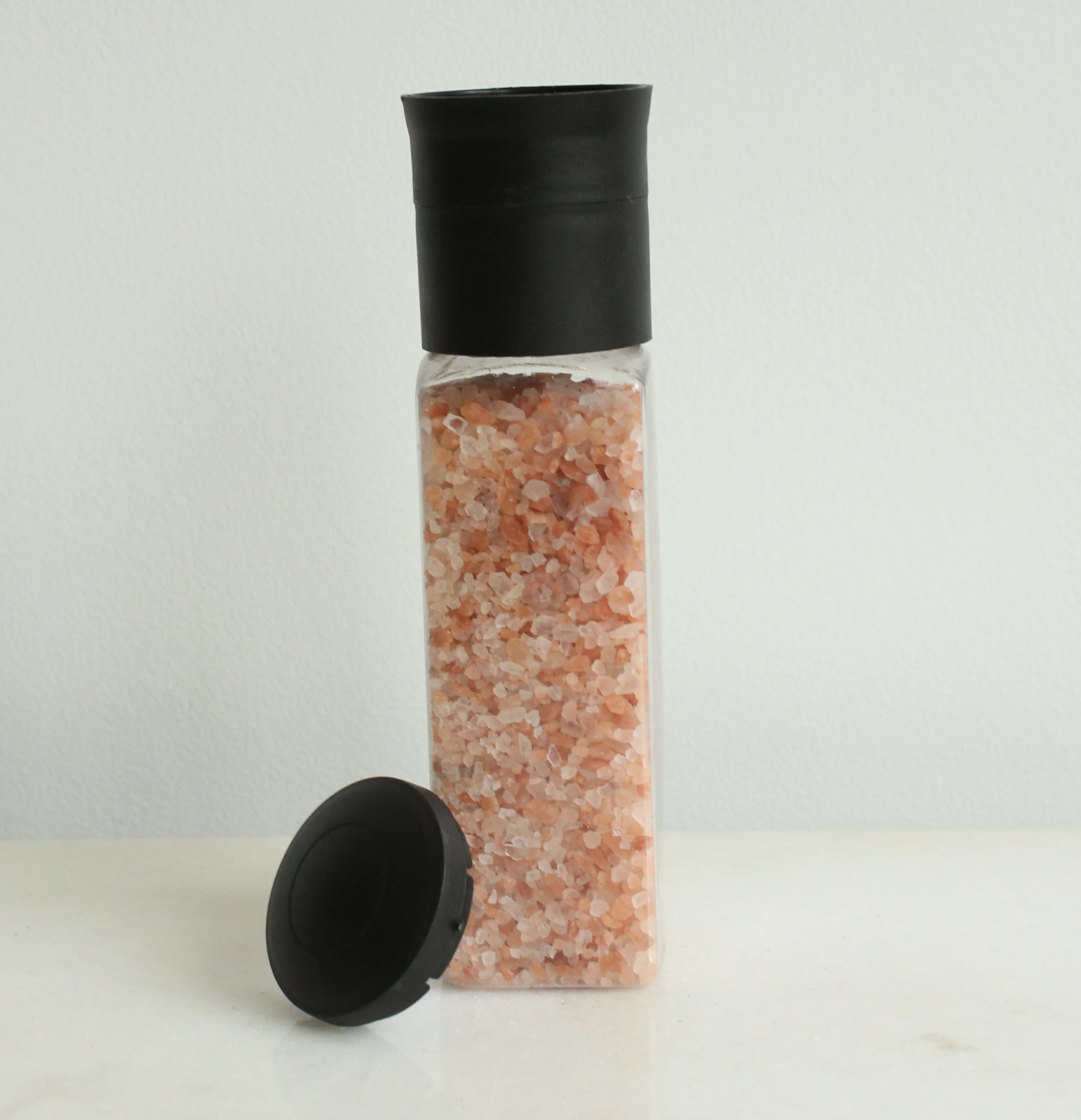
Himalayan Pink Rock Salt 2mm-5mm Medium Pink Color Salt Grinder - Packaging 430g PET Grinder Bottles in Bulk 
