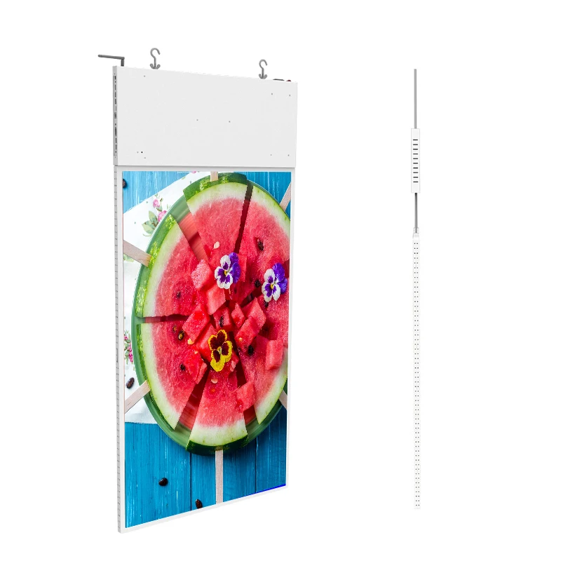 55 inch window lcd advertising screen players indoor commercial display for real estate shop retail digital signage player