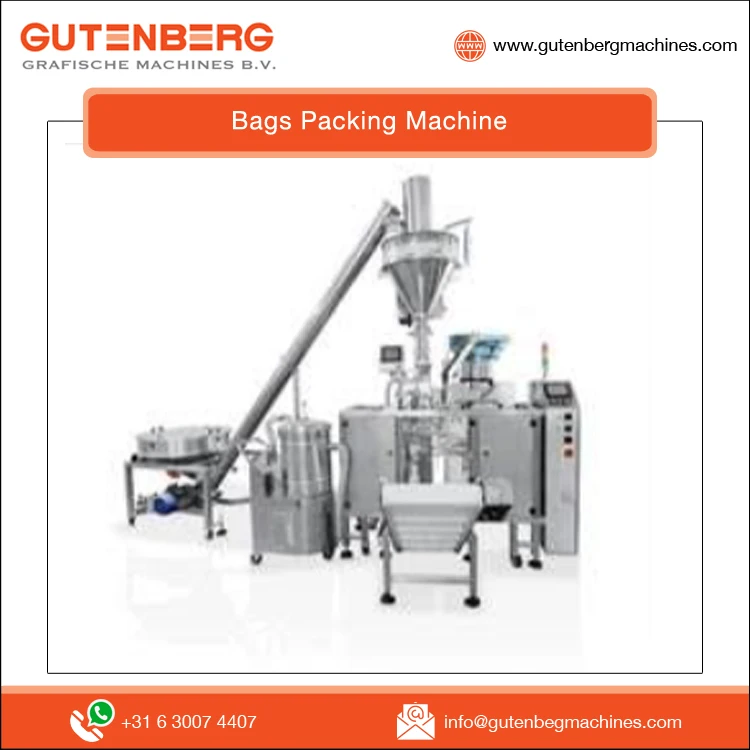 Wide Range Product Zipper Bag Type Bags Packing Machine at Good Price