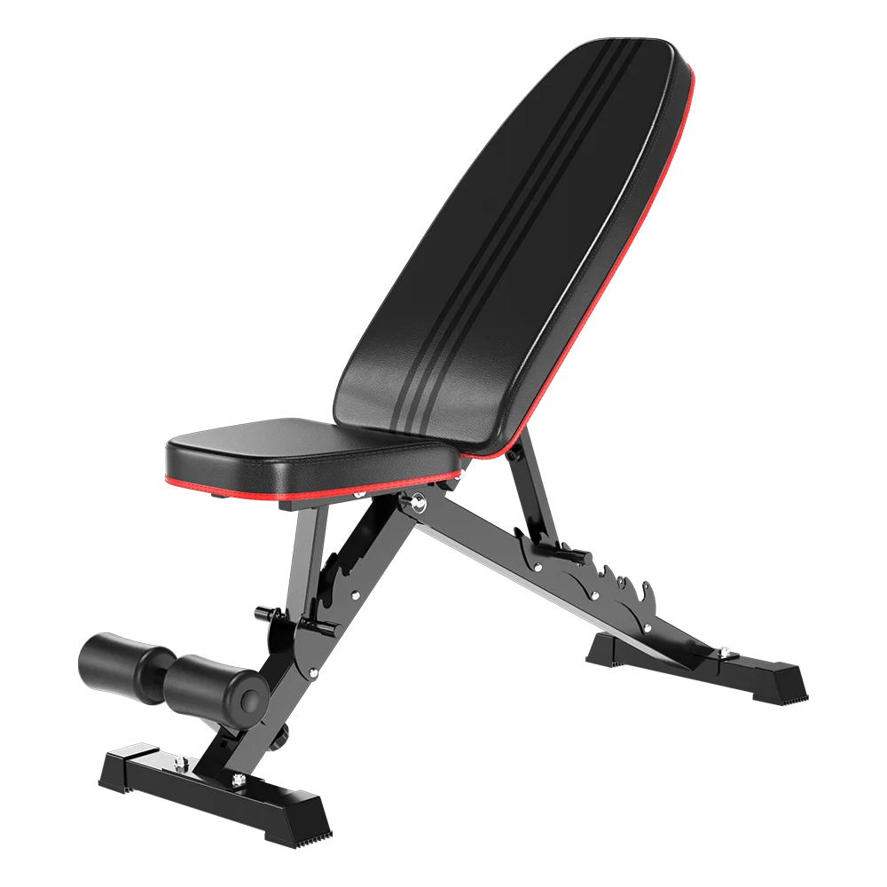 DDS home gym weight lifting household flat foldable storage commercial exercise adjustable decline dumbbell bench