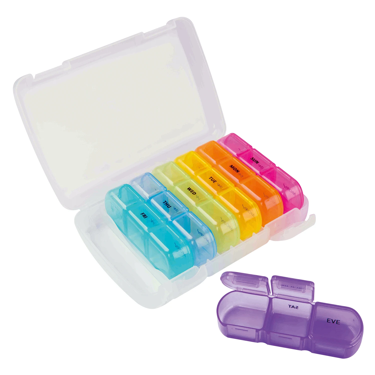 Weekly Pill Box Organizer Case With Case