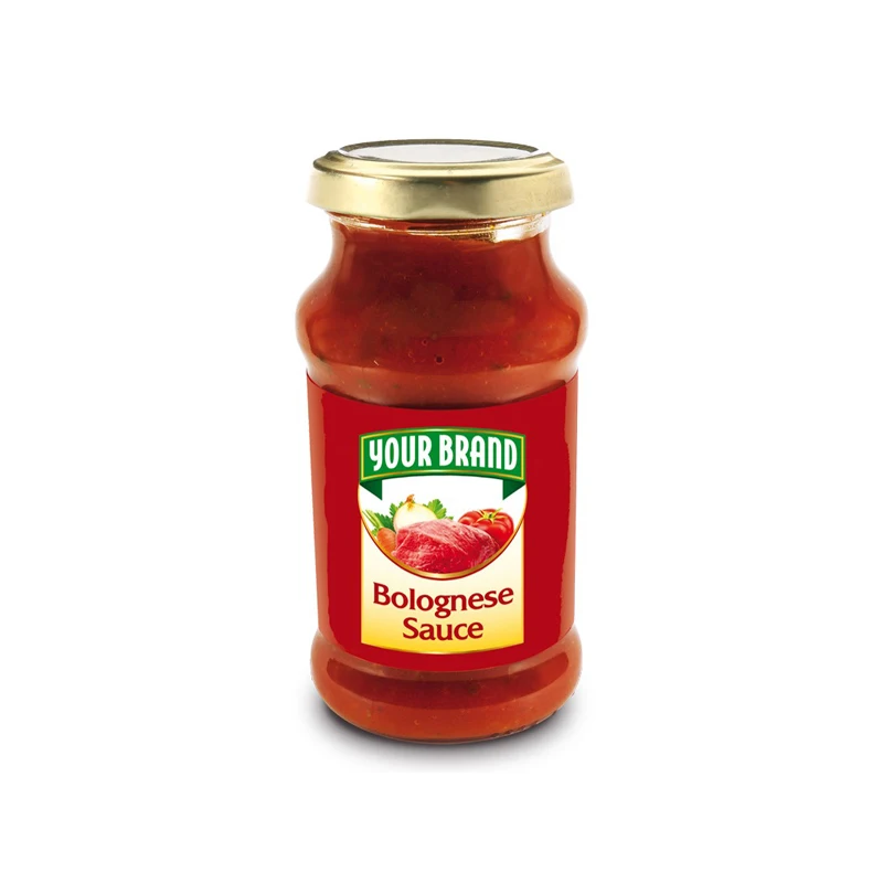 Best Quality Italian Bolognese Pasta tomato sauce in jar customizable with your brand 12x350g For Export