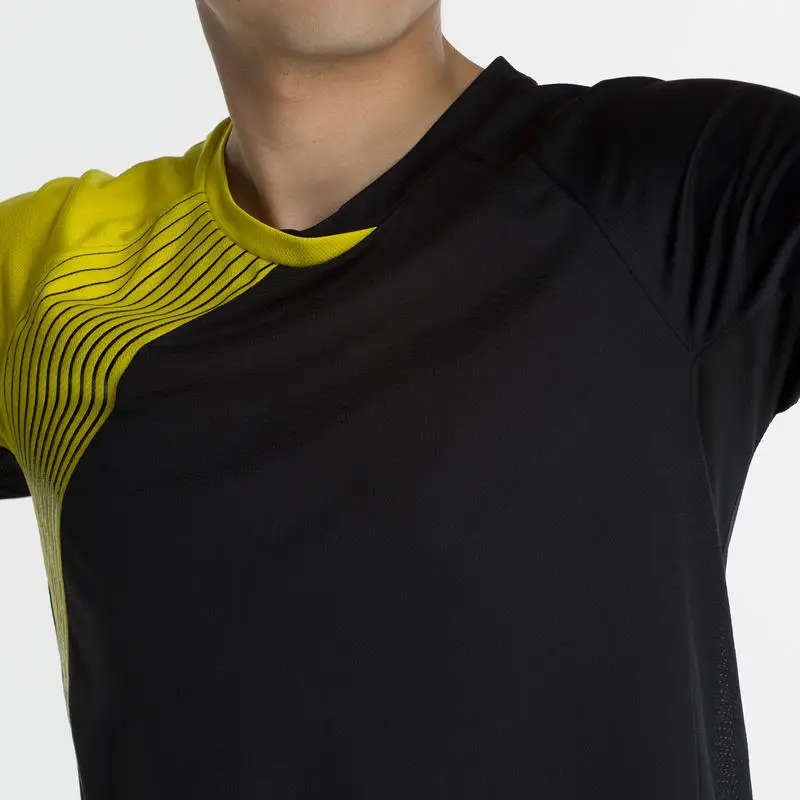 Oem-Сервис 100% полиэстер короткий рукав Мужская футболка для бега из бангладеш