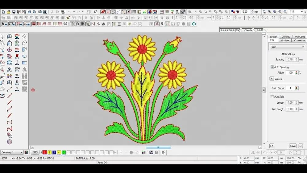 
3D Wilcom custom software design wholesale patch cute animals space patch logo design embroidery on tee shirts 