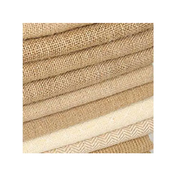 Real Salvage or Leno Salvage Pattern Breathable Jute Hessian Scrim Cloth Available in Bale and Roll Form