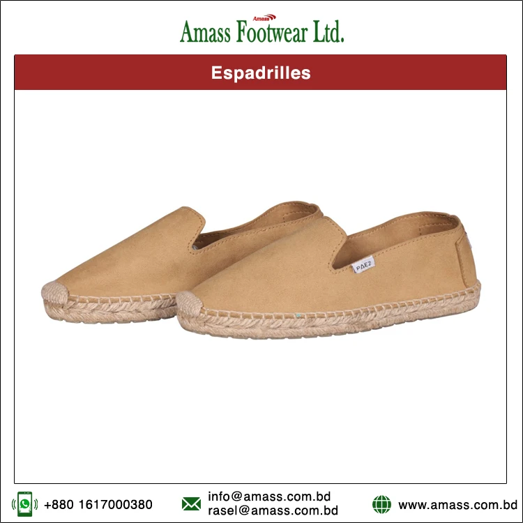 Genuine Market Price Bulk Selling Quick-Drying Customized Espadrilles Shoes
