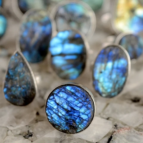 Natural silver 925 emerald ring wholesale lot silicone penis ring labradorite druzy silver overlay ring