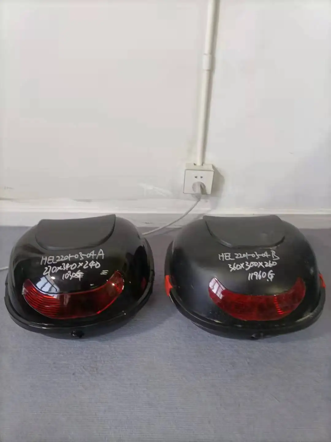 2022 Second Hand Top Box For Motorcycle Plastic Injection Mould Used Trunk Mold