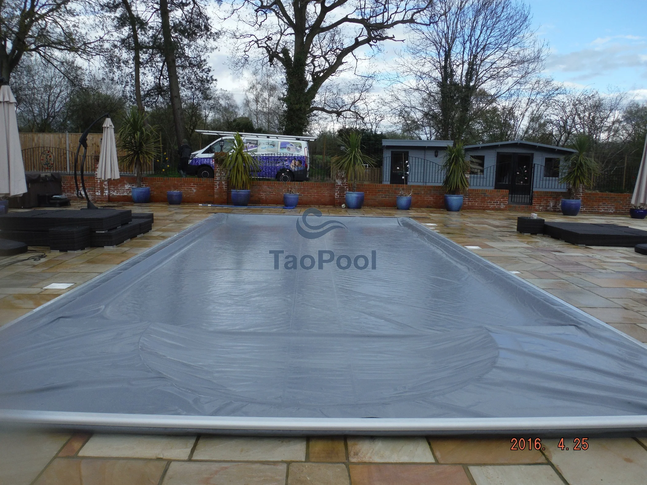 Прочный ПВХ брезентовый безопасный Чехол для бассейна использования на улице