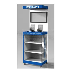 Jewelry Perfume Candy Sunglasses Clothing Health Phone Retail Shop Display Advertising Kiosks Booth 3D Design For Shopping Mall