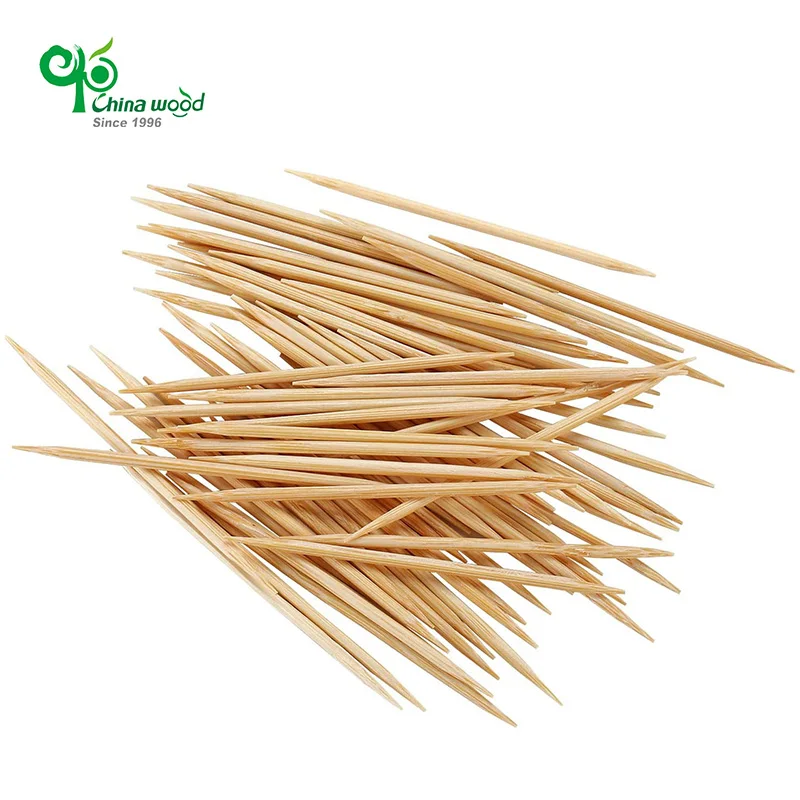 Natural Custom Label Individually Paper Wrapped Color Factory Wholesale Packing Bamboo Toothpick