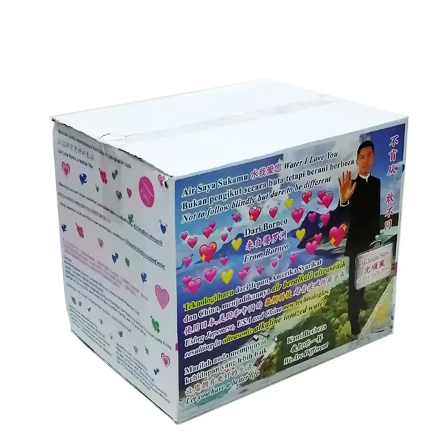 Low price guarantee latest technology Ultrasonic Alkaline Ionized Water 12 Bottles Per Carton good for human health