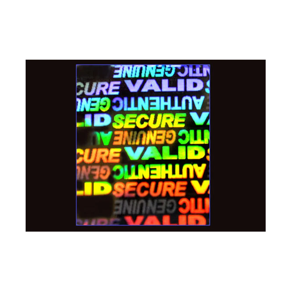 Custom Design Original Security Hologram 3d Sticker Label Available on Stock