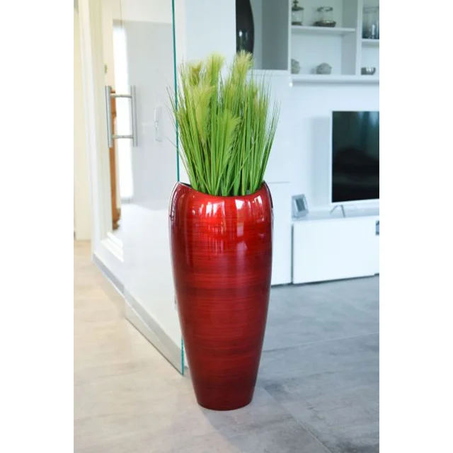 
IHD004 - Lacquer hand-painted planter for living room decoration and present in fiber glass materials 