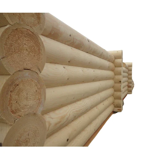 Siberian timber raw materials wooden rounded logs