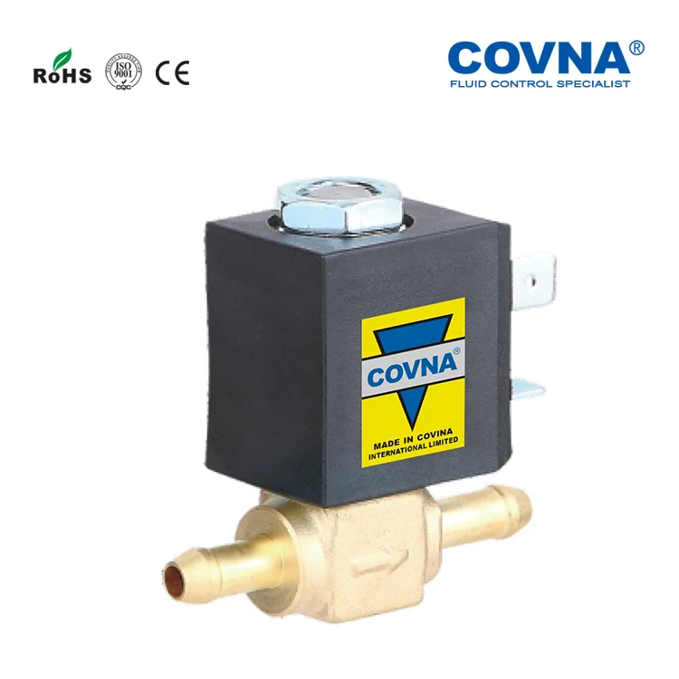 COVNA 1/8 inch 5523 Direct Acting 2/2 Way NC Electromagnetic Solenoid Valve for Coffee Machine