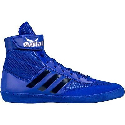 High Quality Custom Made Blue Genuine Leather Kick Boxing Shoes For