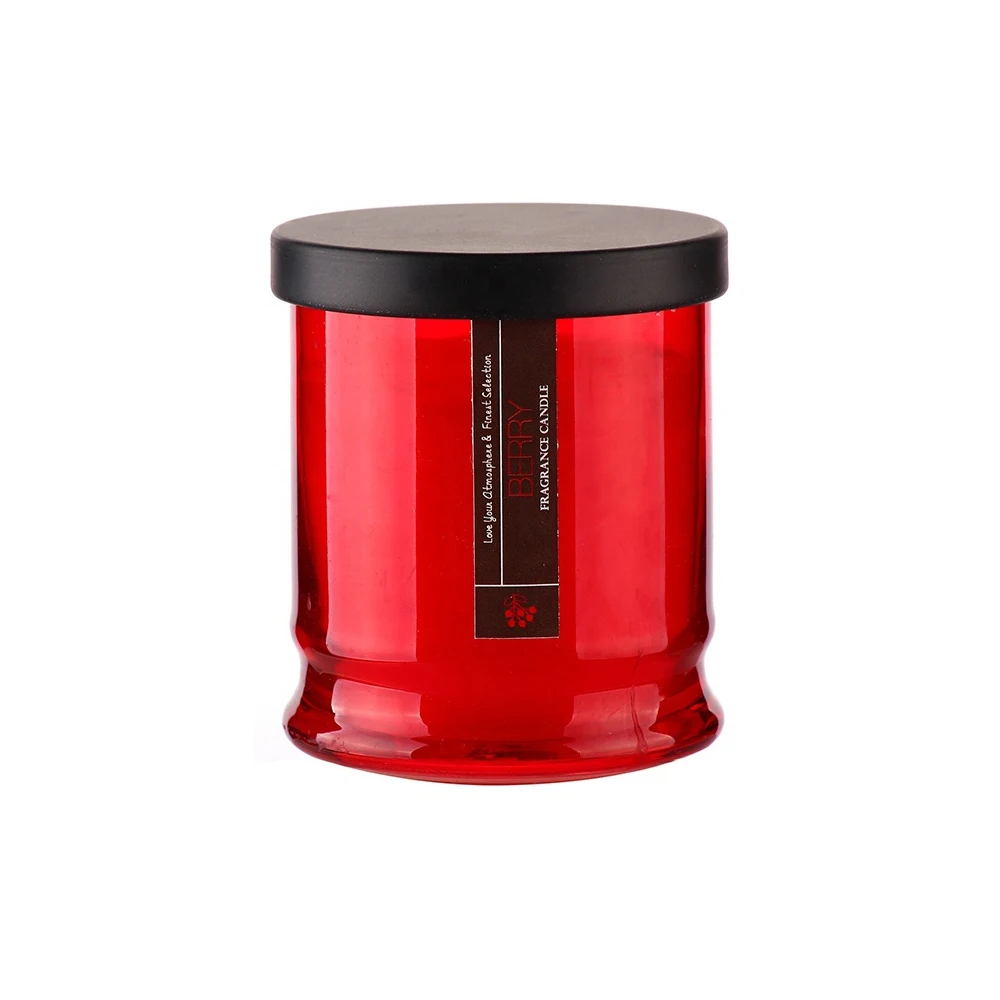 Soy Scented Candle Fragrance Wholesale Christmas Empty Red Silver Rose Gold Mercury Recycled Glass Candle Jars With Lid