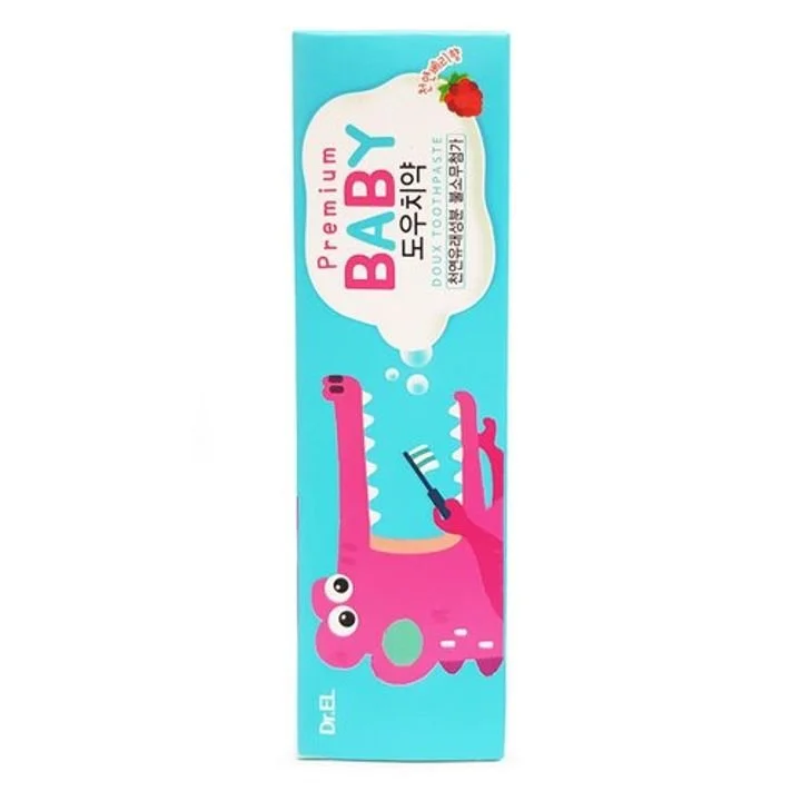 
Korean ER.EL Kids baby non fluorine organic toothpaste teeth whitener whitening toothpaste 