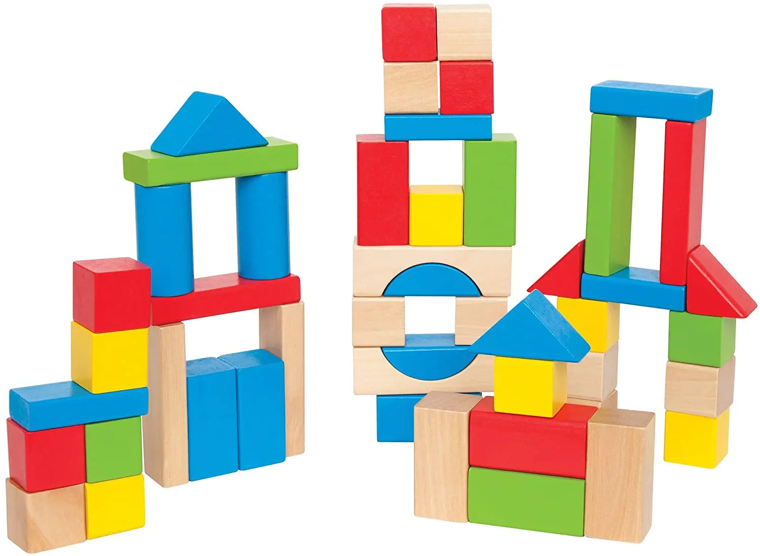 Stacking Wooden Block Educational Toy Set for Toddlers
