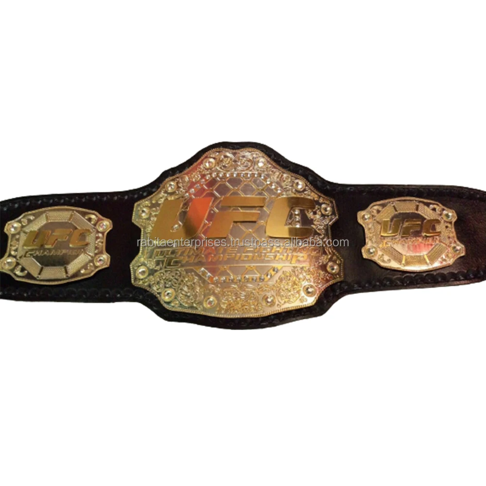 Manufacturer Professional Custom Champion Belt Heavy Duty Big Metal Leather Wrestling Boxing Martial Arts WWF Championship 2022