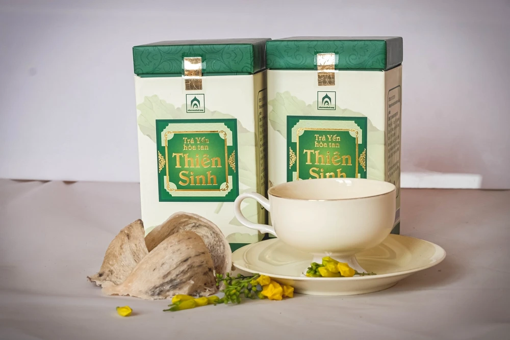 Вьетнамское Птичье гнездо напиток тиэн Син мгновенное ласточки чай высокого качества