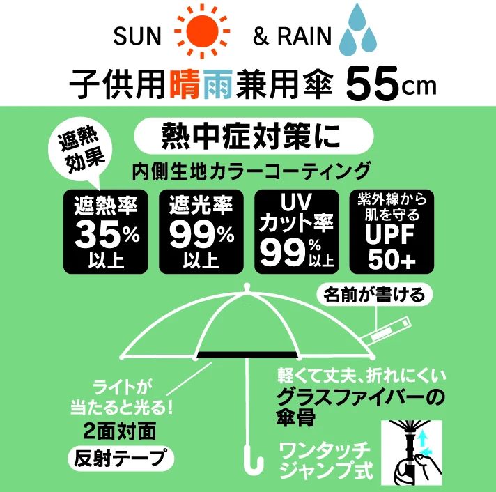 Мультяшный детский зонт 45 см