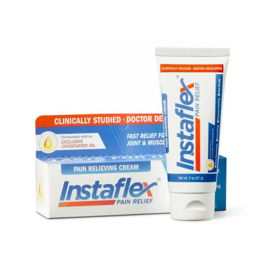 Instaflex Pain Relief Cream--Clinically Studied Pain Relief from Arthritis, Back Pain, Strains and Joint and Muscle Pain (2 oz)