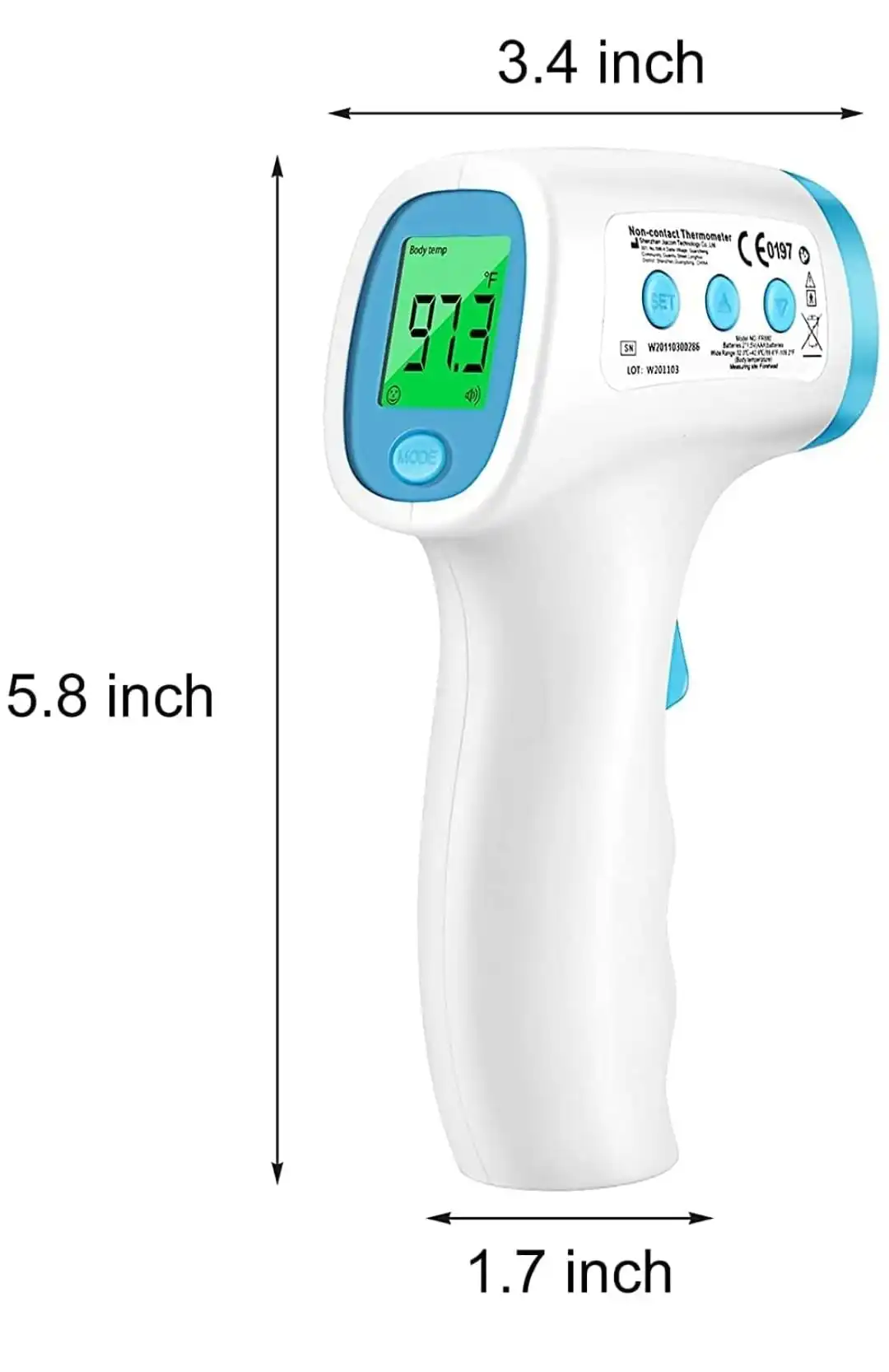 Infrared Thermometer Touchless Forehead Thermometer for Adults