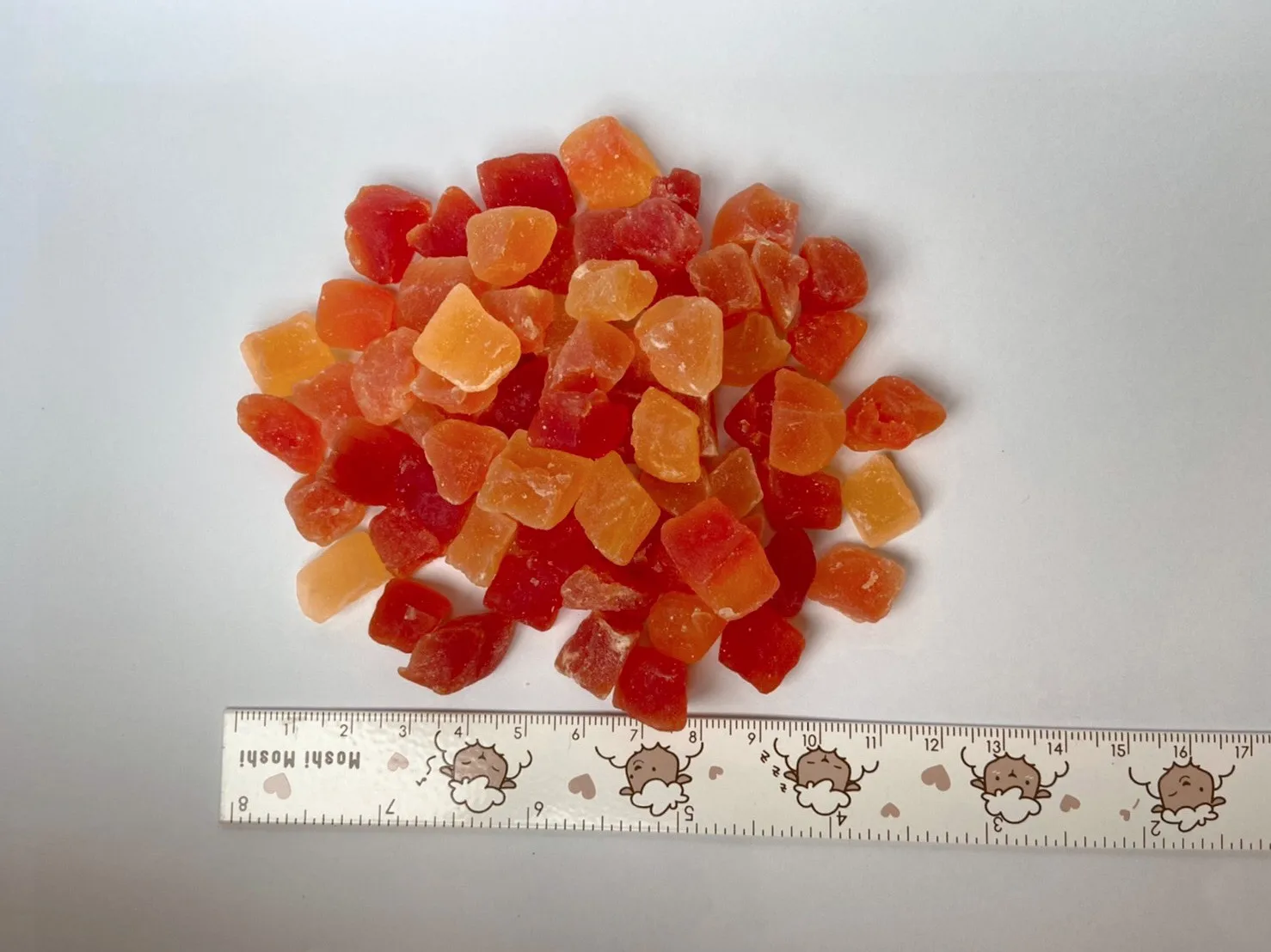 Обезвоженные кости папайи 8-10 мм. Натуральный красный цвет упаковка 20 кг происхождение из Таиланда.