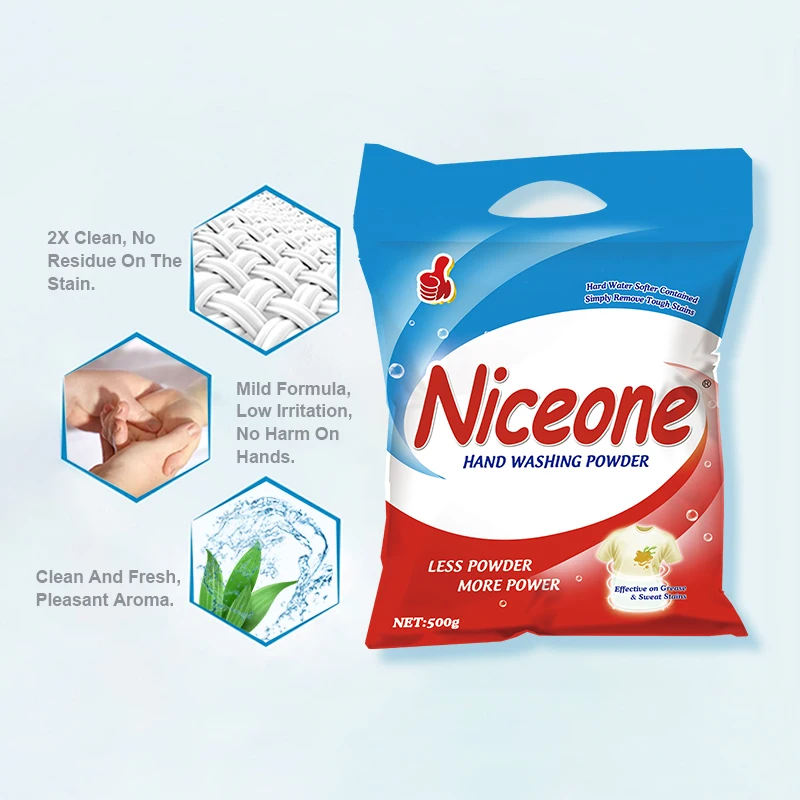 Niceone дешевый ферментный Бесплатный оптовый стиральный порошок