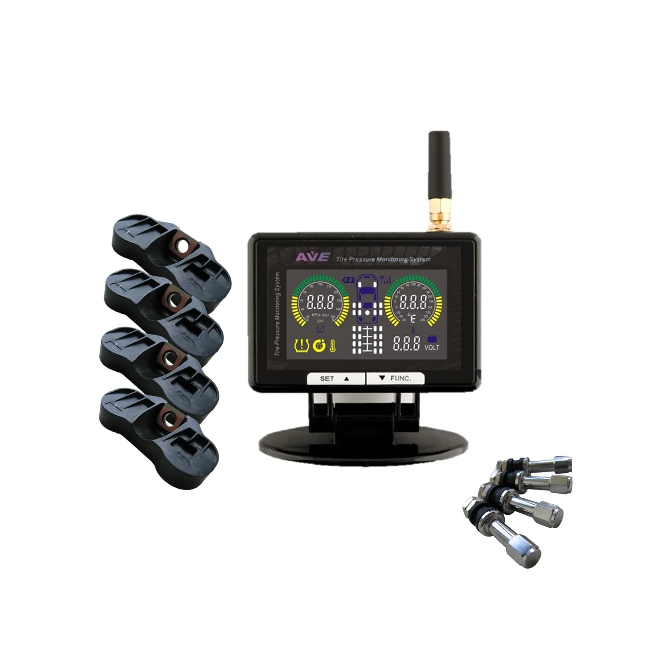 4 Wheels Internal Sensor Car TPMS (T1004P)