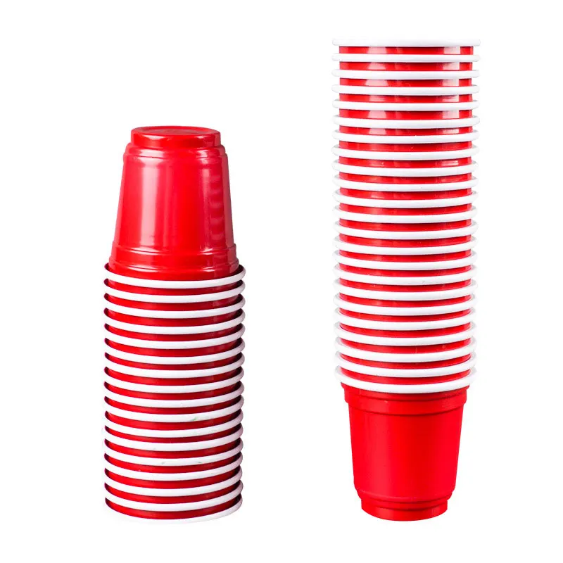2oz Sustainable Paper Accessories Supplies Glass Kids Disposable Plastic Custom Red Party Cups Logo
