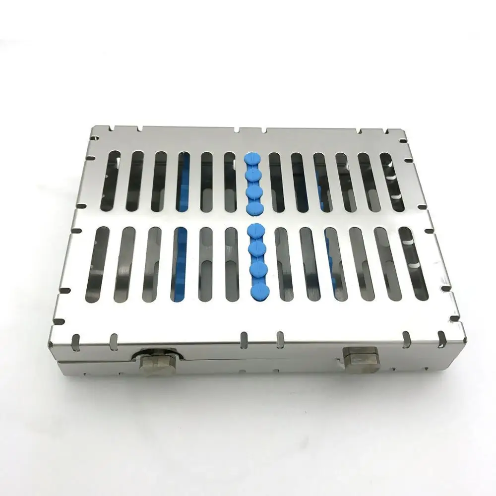 
Dental Cassette for 10 pieces Instrument Autoclave Sterilization Tray Racks Box 