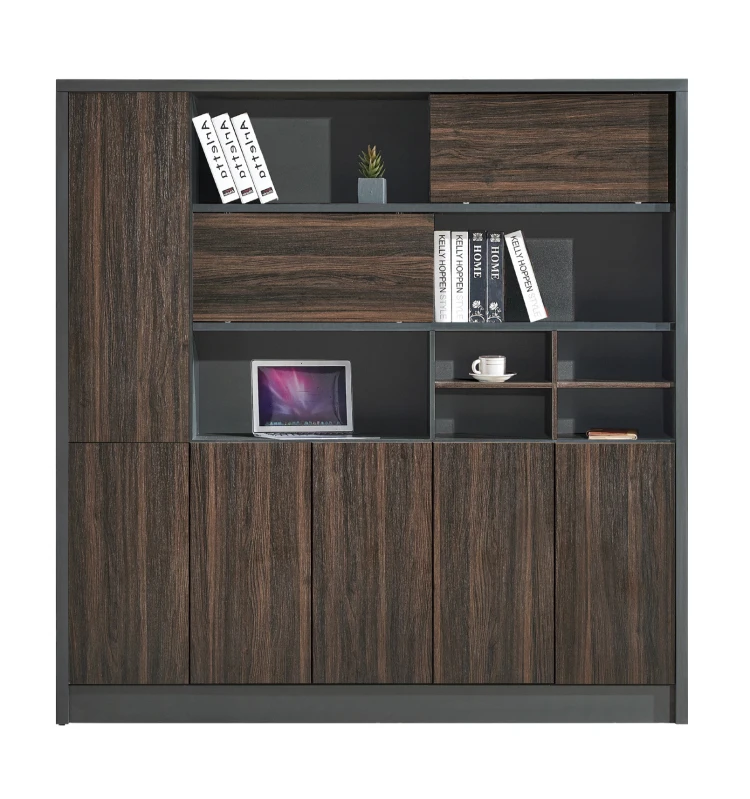 Modern design manufacture office furniture MDF office bookshelf New model filing cabinet IN STOCK