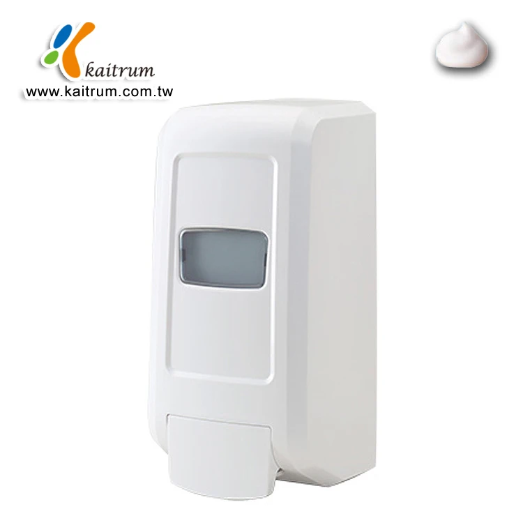 Taiwan made Foam 1000 ml manual no dripping wall mounted soap dispenser for bathroom