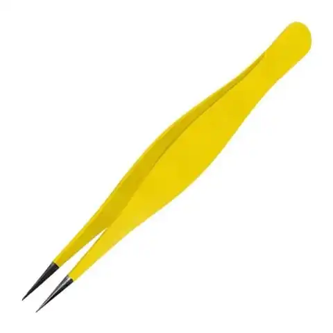 Professional Grade Stainless Steel Custom Pointed Eyebrow Extension Tweezer/Pinzas For Ingrown Hair Removal By Hospitech Traders