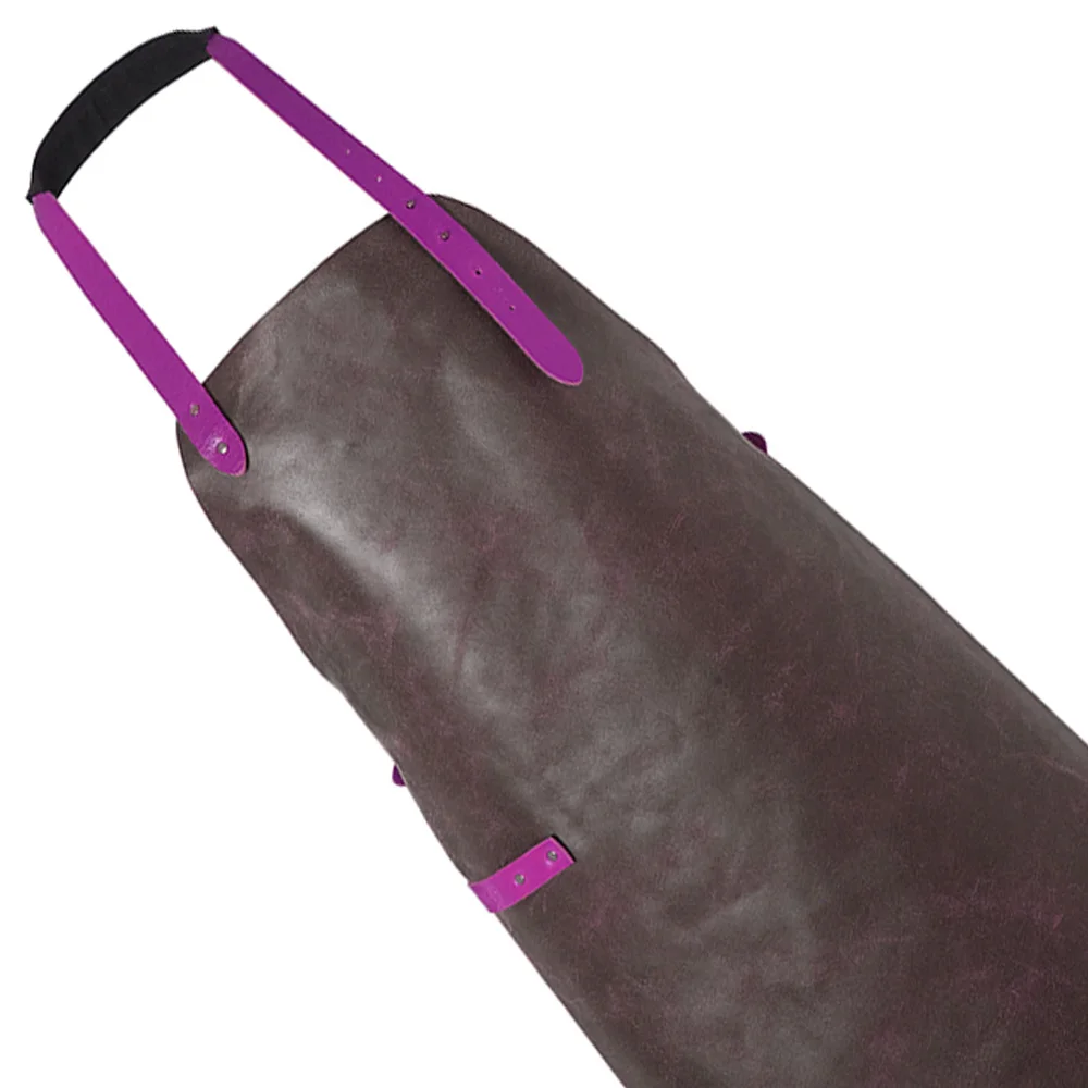 
Custom Multi-pocket BBQ Garden Barber Hairdresser Work Apron Canvas Real Leather Electrician Apron 