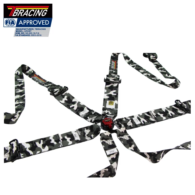 6 point rally racing harness safty belt seat