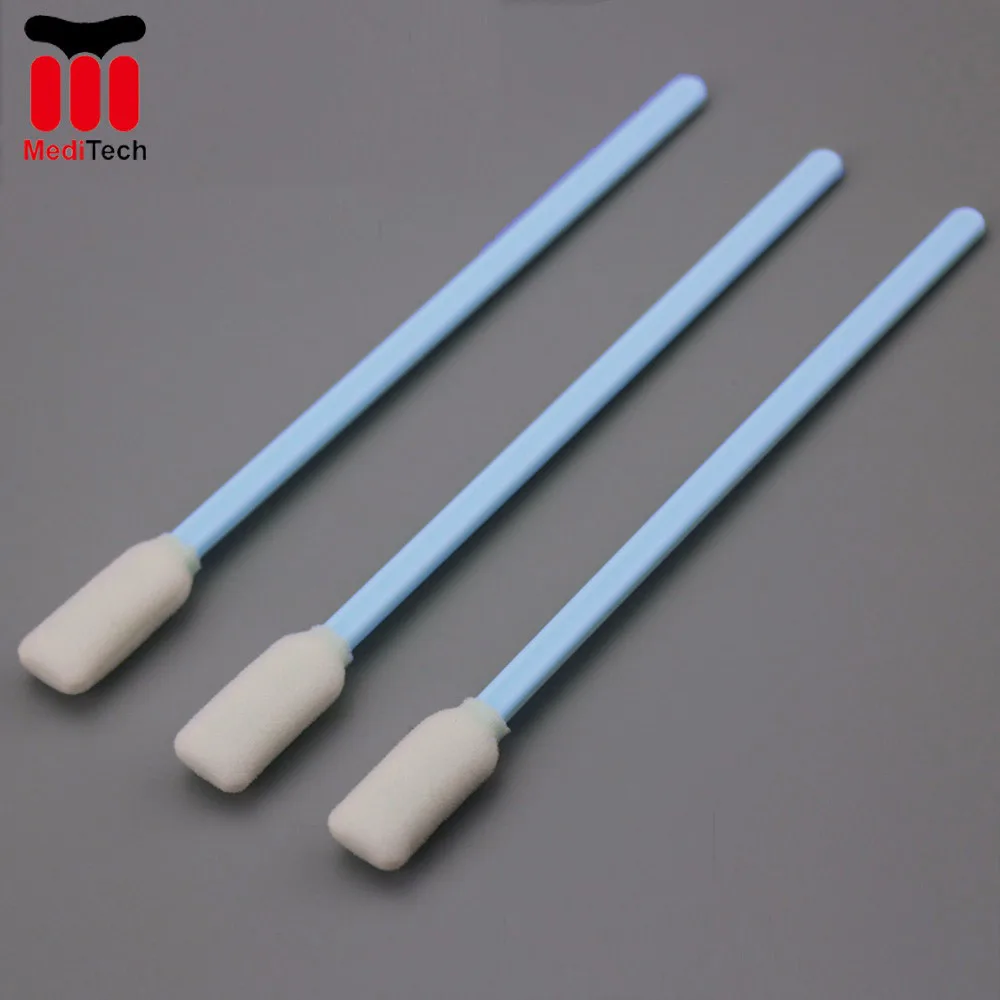 Customized 100 PPI Closed-cell Rectangular Head Polyurethane Foam Cleaning Swabs for Solvent Printer
